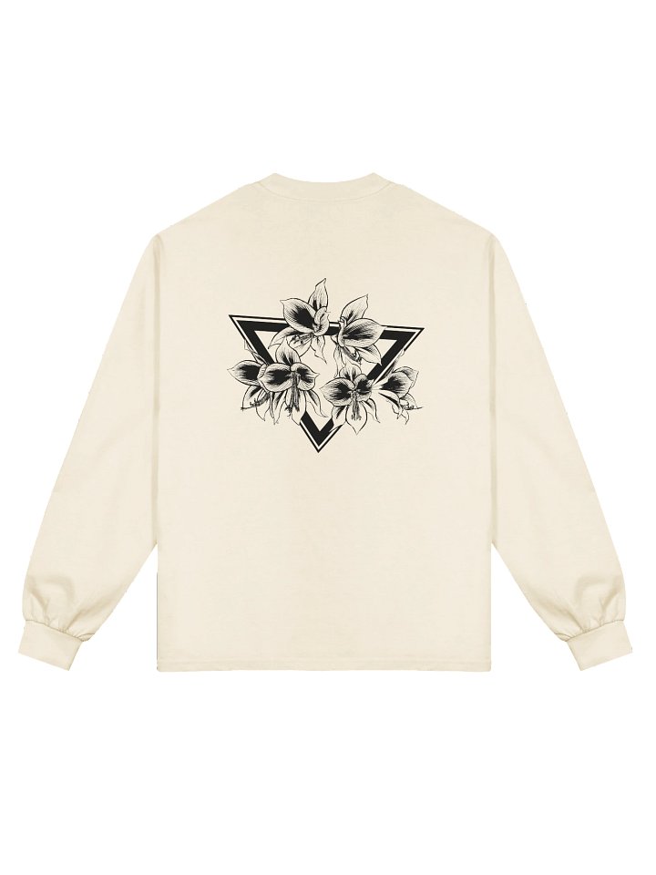 XITTEN Hippeastrum Papilio Long Sleeve Shirt Ecru product image (1)