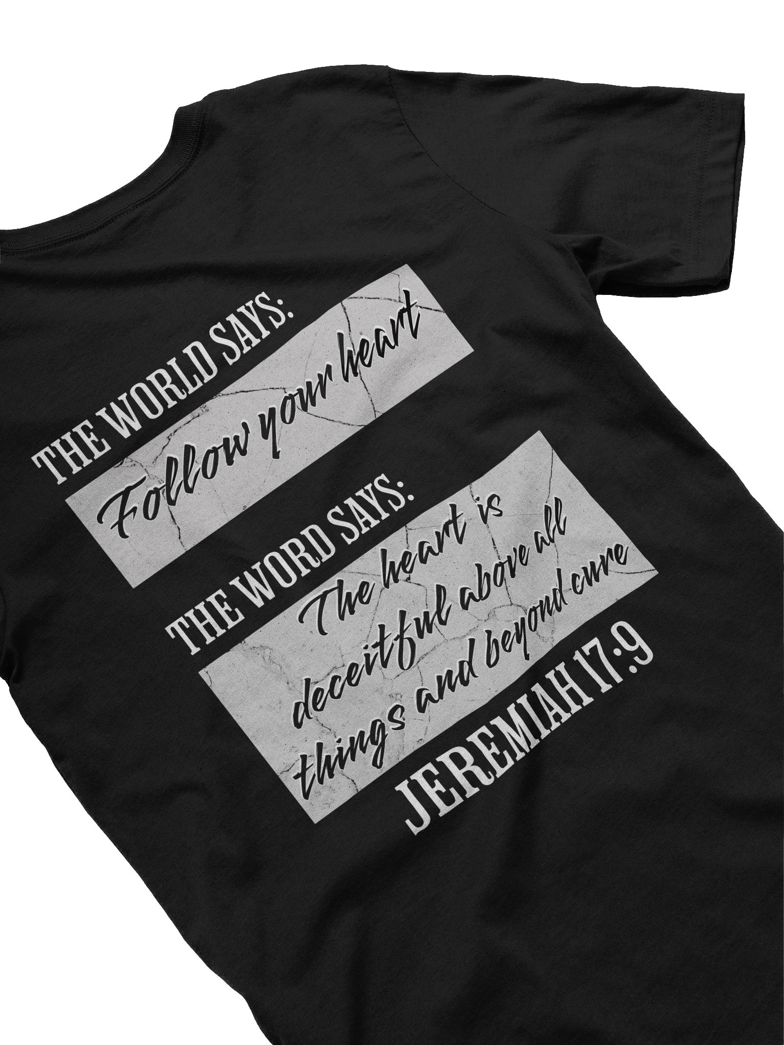 YHWH - The Word vs The World Slim Fit T Shirt "Wicked Heart" product image (2)