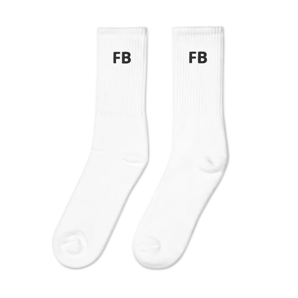 Comfort Embroidered Crew Socks product image (4)