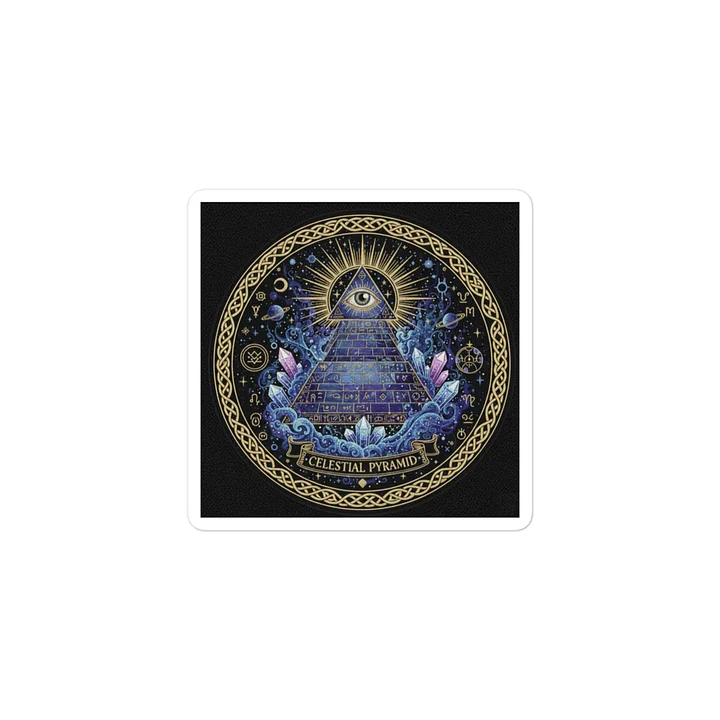 Celestial Pyramid Kiss Cut Stickers product image (1)