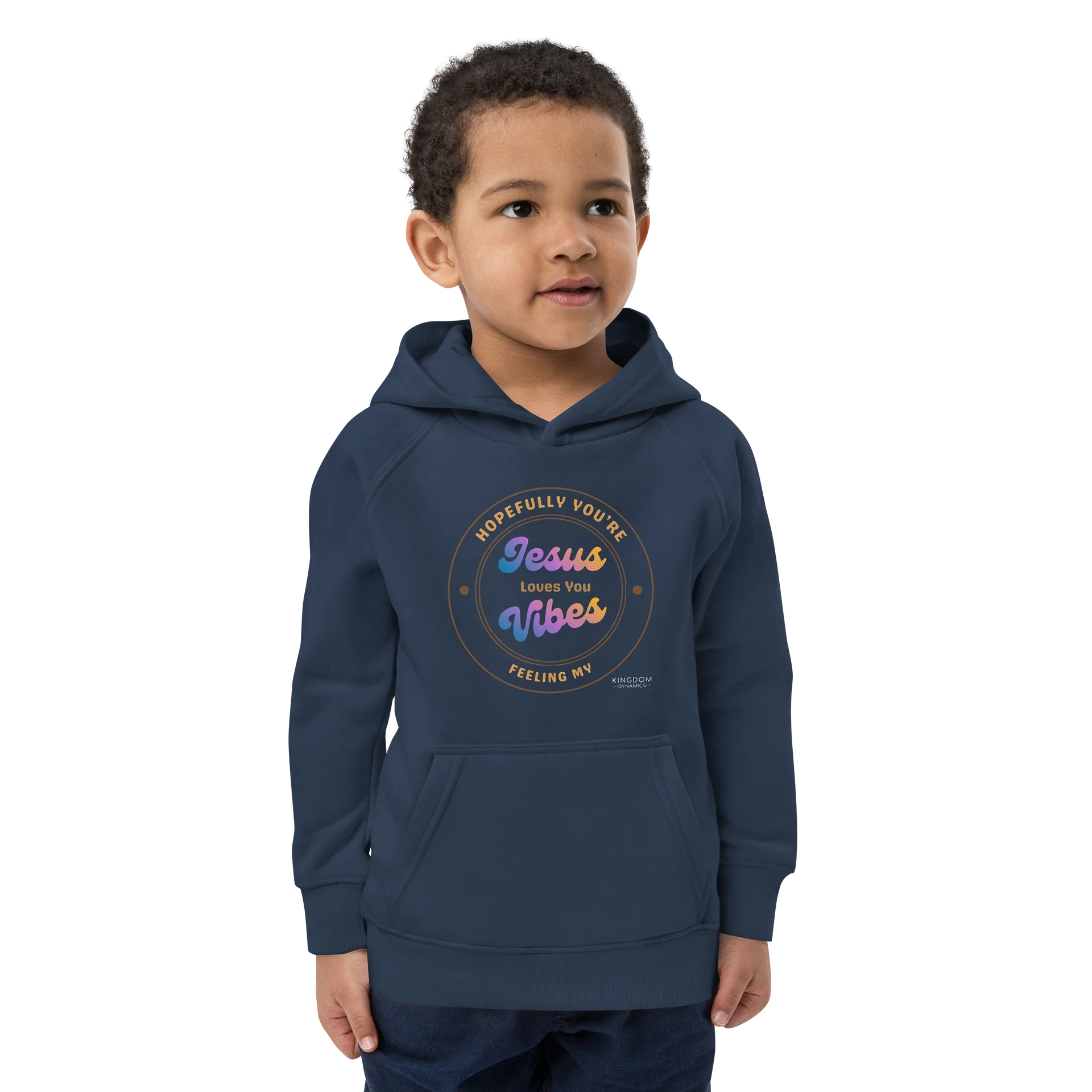 Jesus Vibes Eco Hoodie - French Navy product image (1)