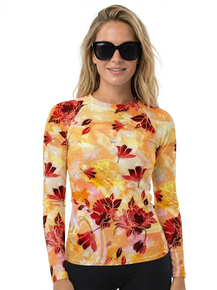 Sunset garden-Women's Rash Guard product image (8)