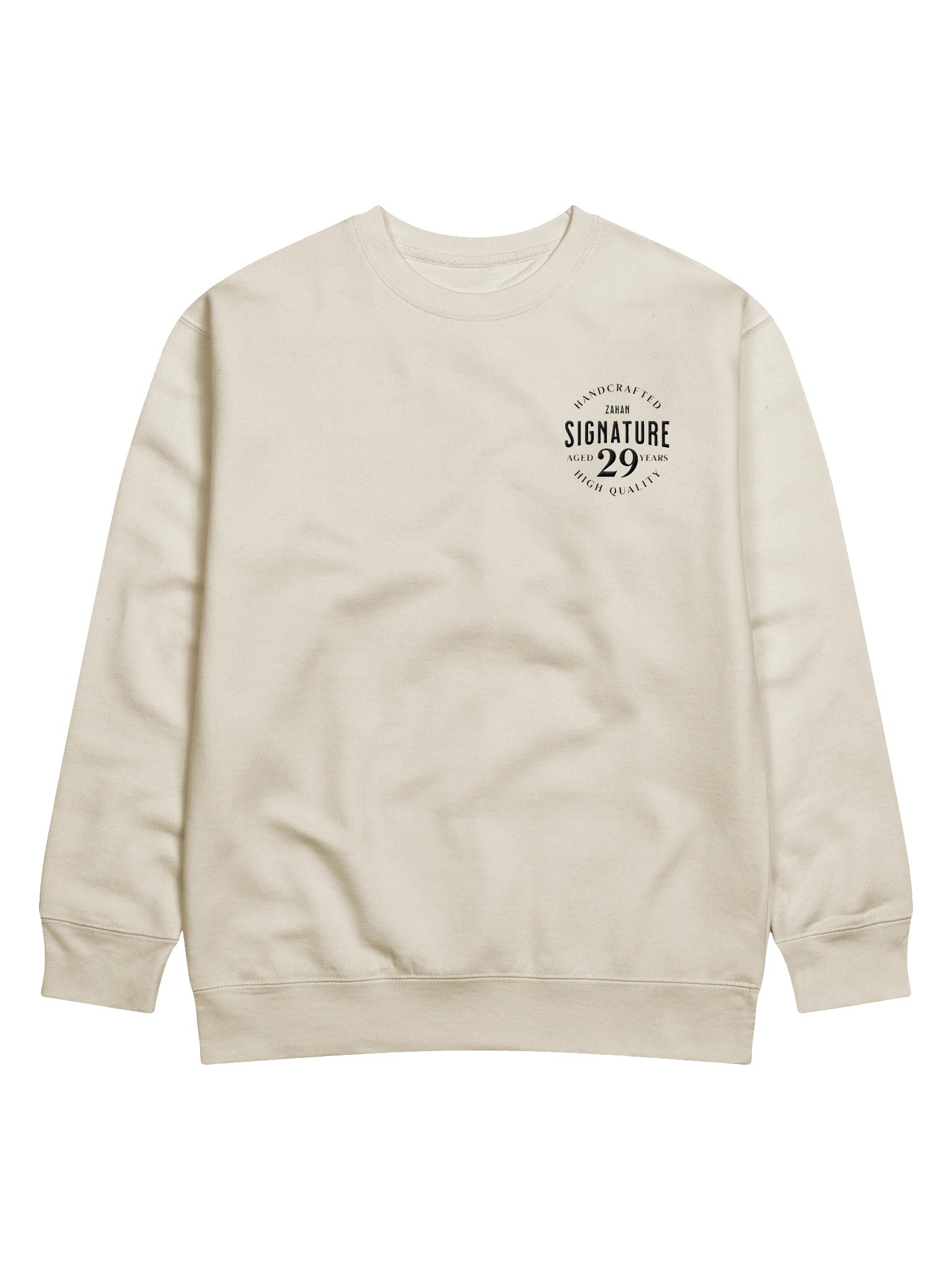 Zahan Signature Midnight Black Premium Sweatshirt product image (1)