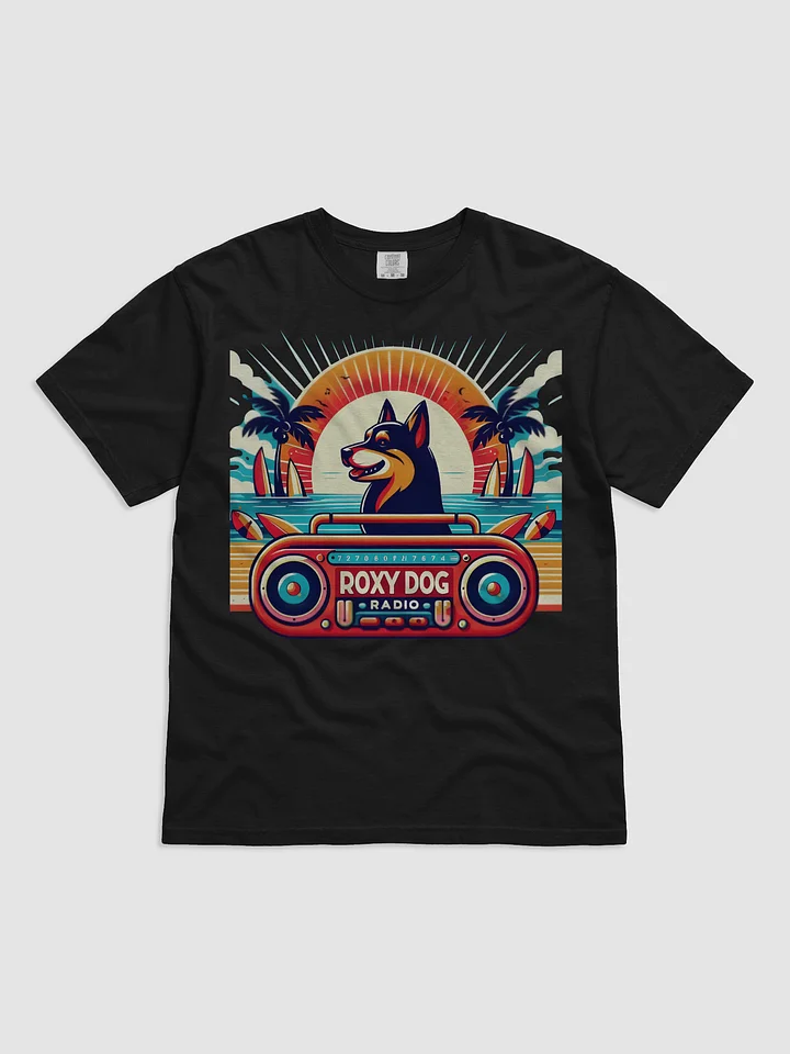 Roxy Dog Radio Boombox Beach T-Shirt product image (1)