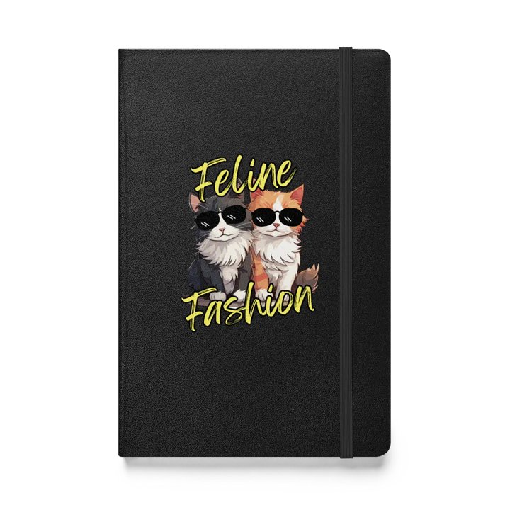 Feline Fashion Cool Cats Hardcover Journal product image (1)