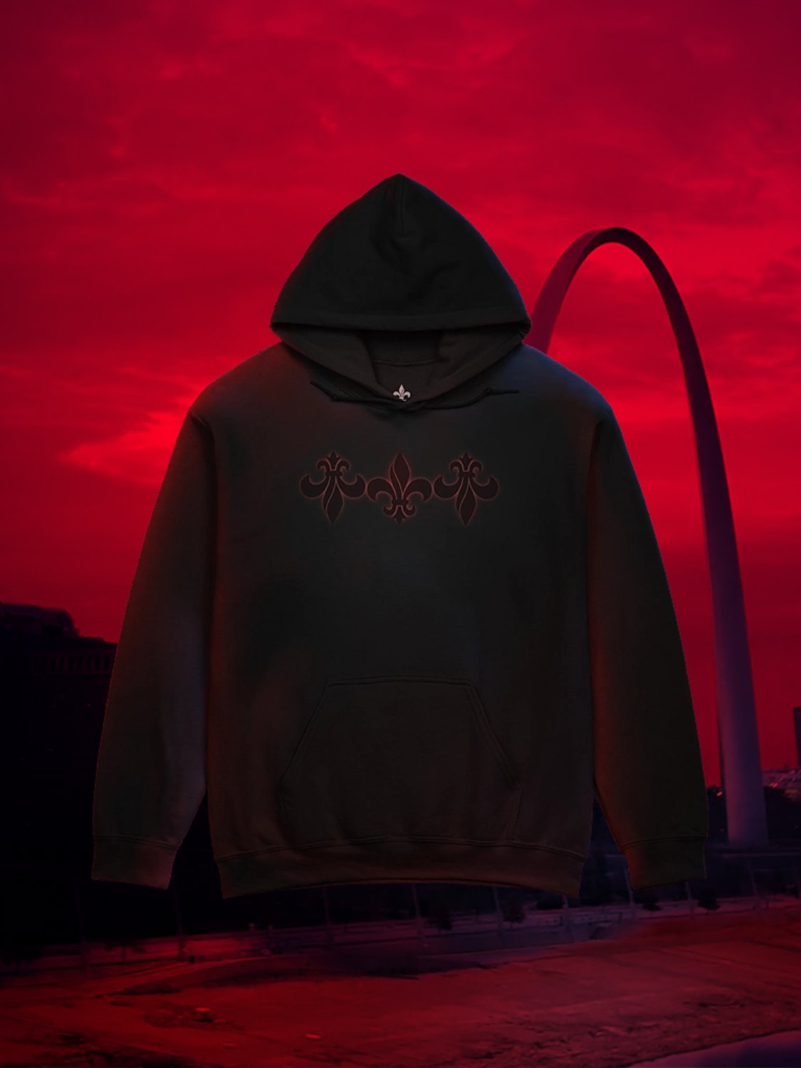 Three One Fleur Crimson Gate Hoodie product image (1)