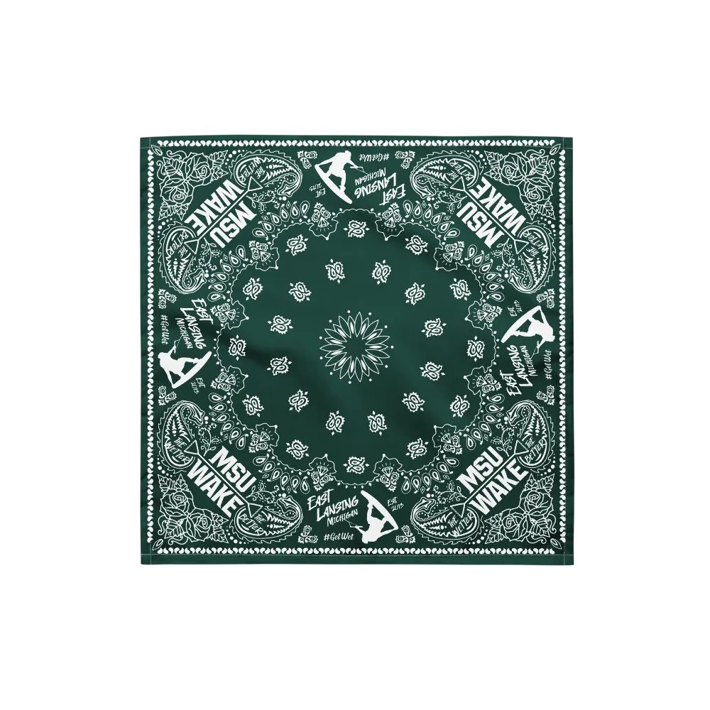 MSU Wake Bandanna product image (1)