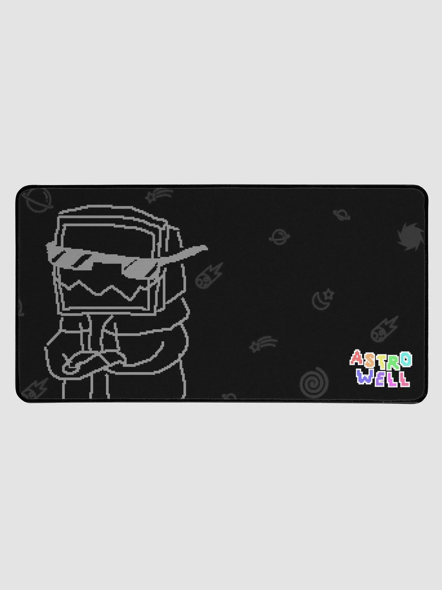 Astrowell Pixel Desk Mat (Dark Mode) product image (1)