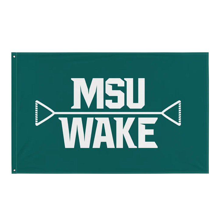MSU Wake Logo Flag product image (1)