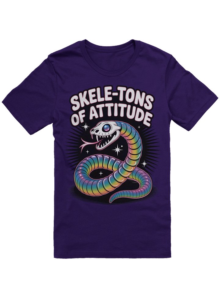 Rainbow Skull Snake T-Shirt product image (4)
