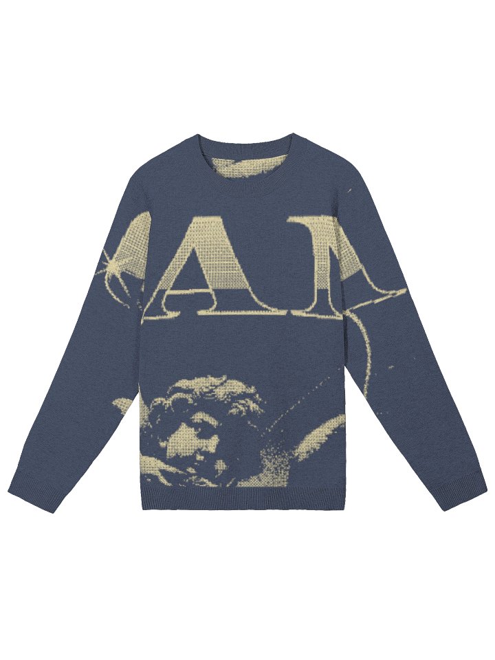 Customizable Classic Fit Jacquard Crewneck Sweater product image (5)