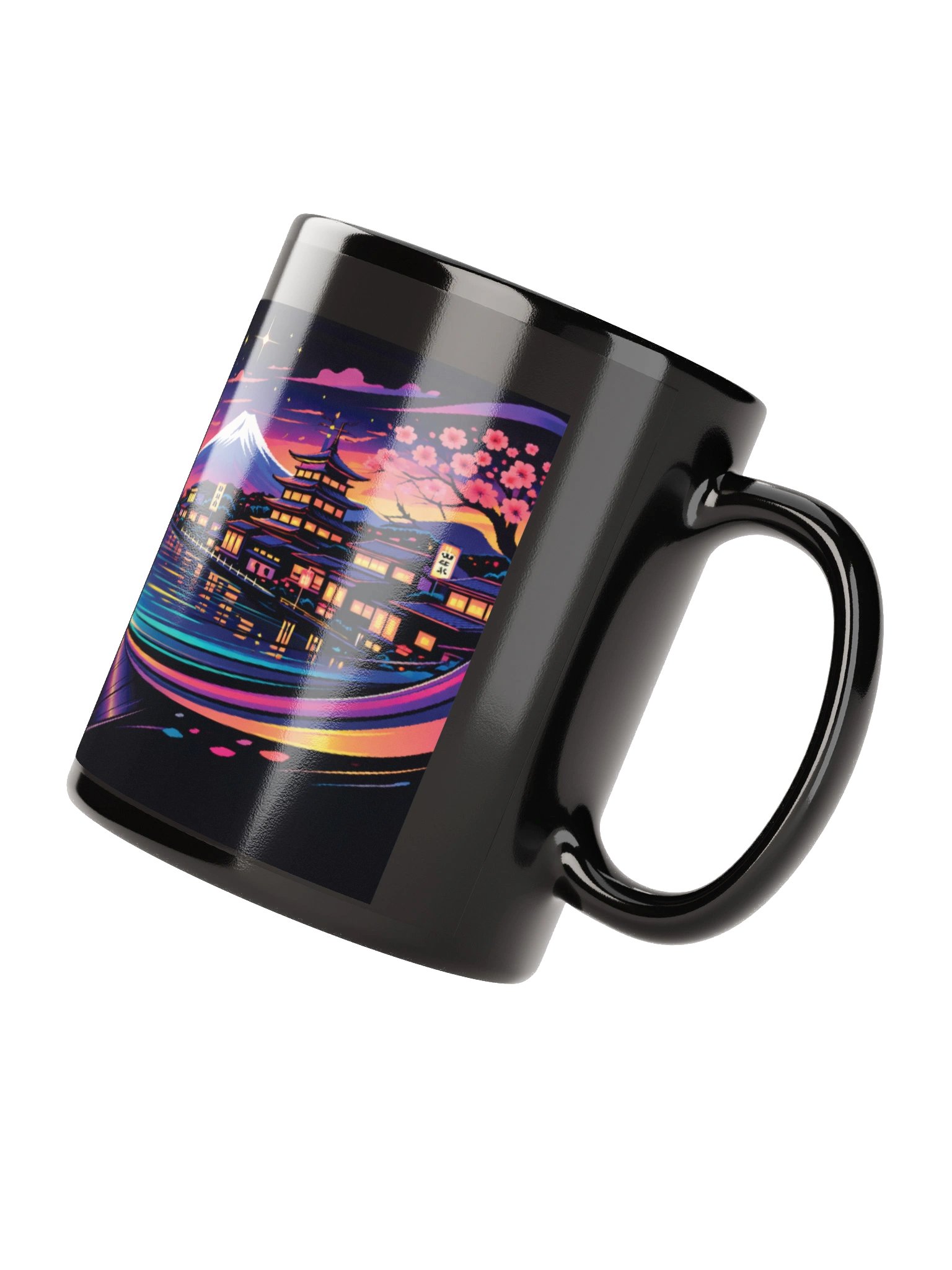NEON HARBOR SUNSET MUG product image (4)
