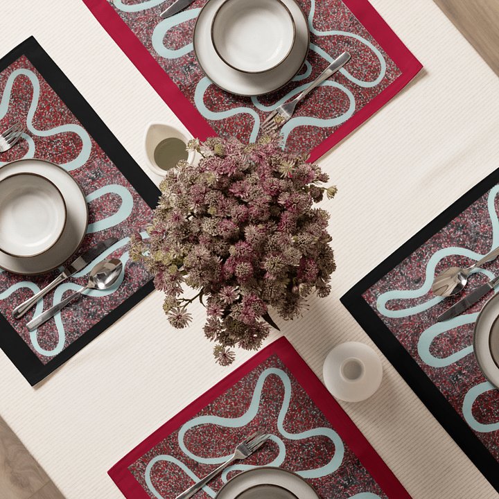 Black/Red Red/Black Placemats product image (2)