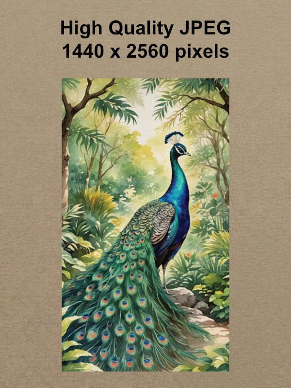 Peacock Phone Wallpaper product image (2)