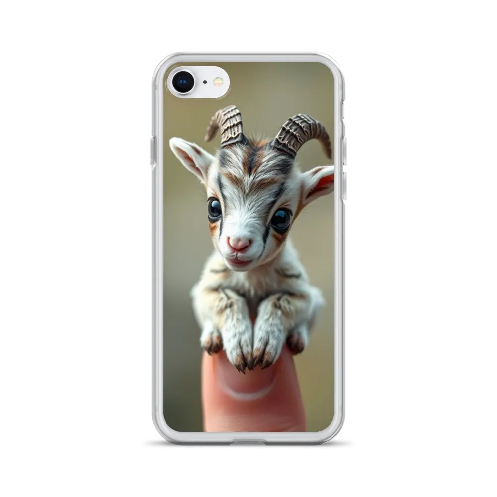 Tiny Mountain Goat On a Fingertip iPhone® Case product image (24)