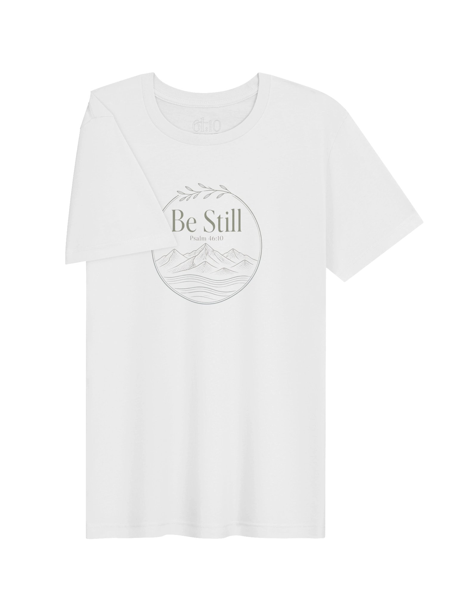 Be Still Psalm 46:10 Mountain Logo Tee product image (143)