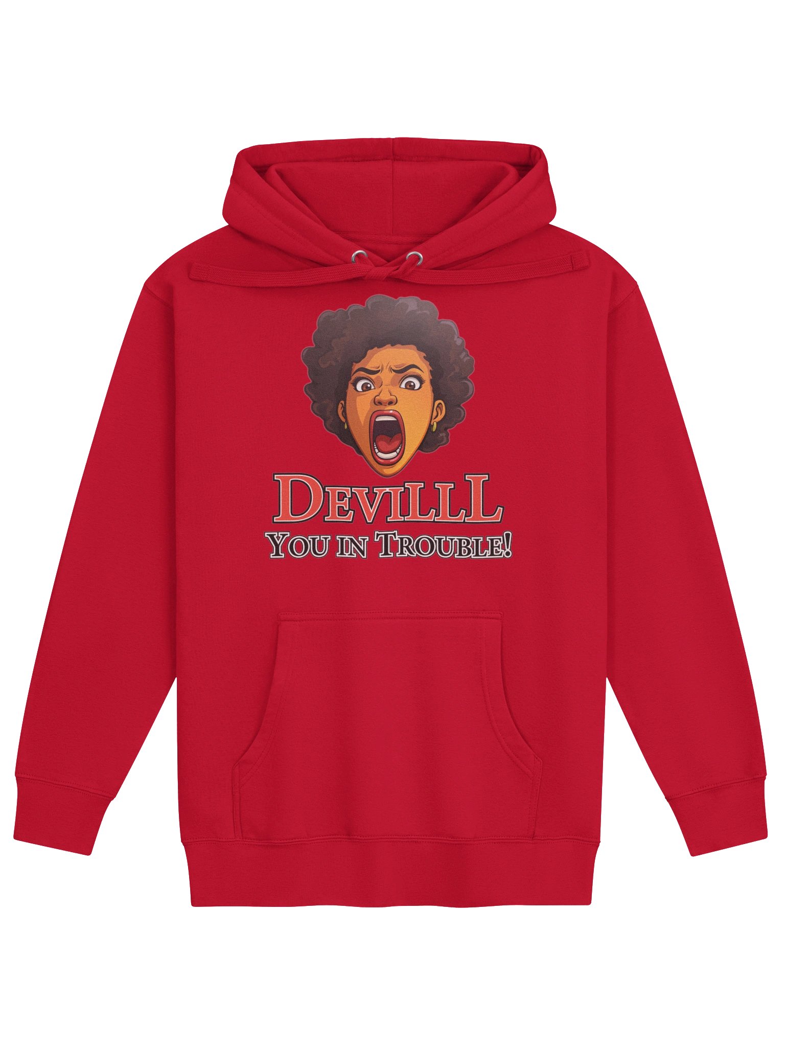 Devilll You in Trouble, Lt Hoodie BV product image (5)