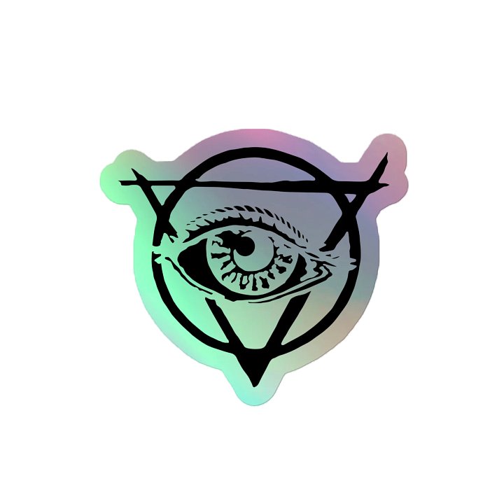 Evil Eye Kiss-Cut Holographic Sticker product image (2)