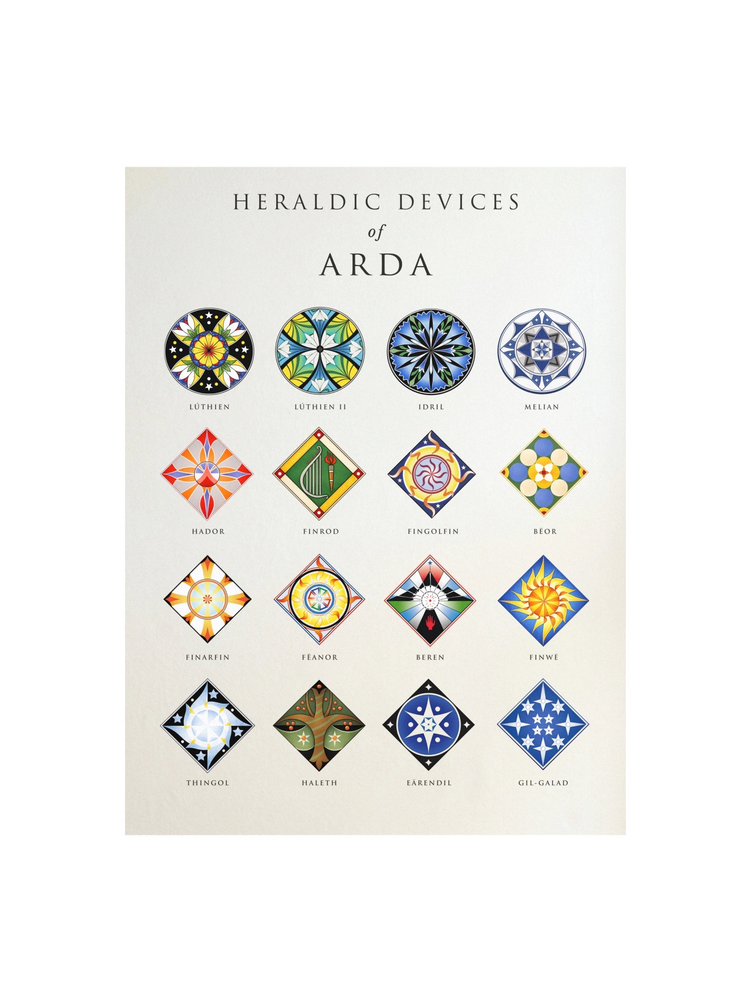 Heraldic Devices – Fine Art Print product image (1)