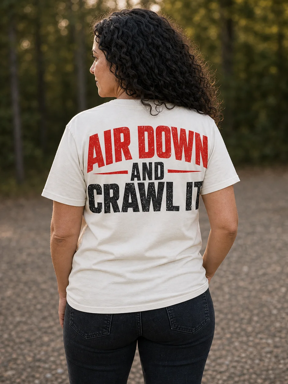 Air Down & Crawl It Graphic Tee – PEJC Red + Black product image (4)
