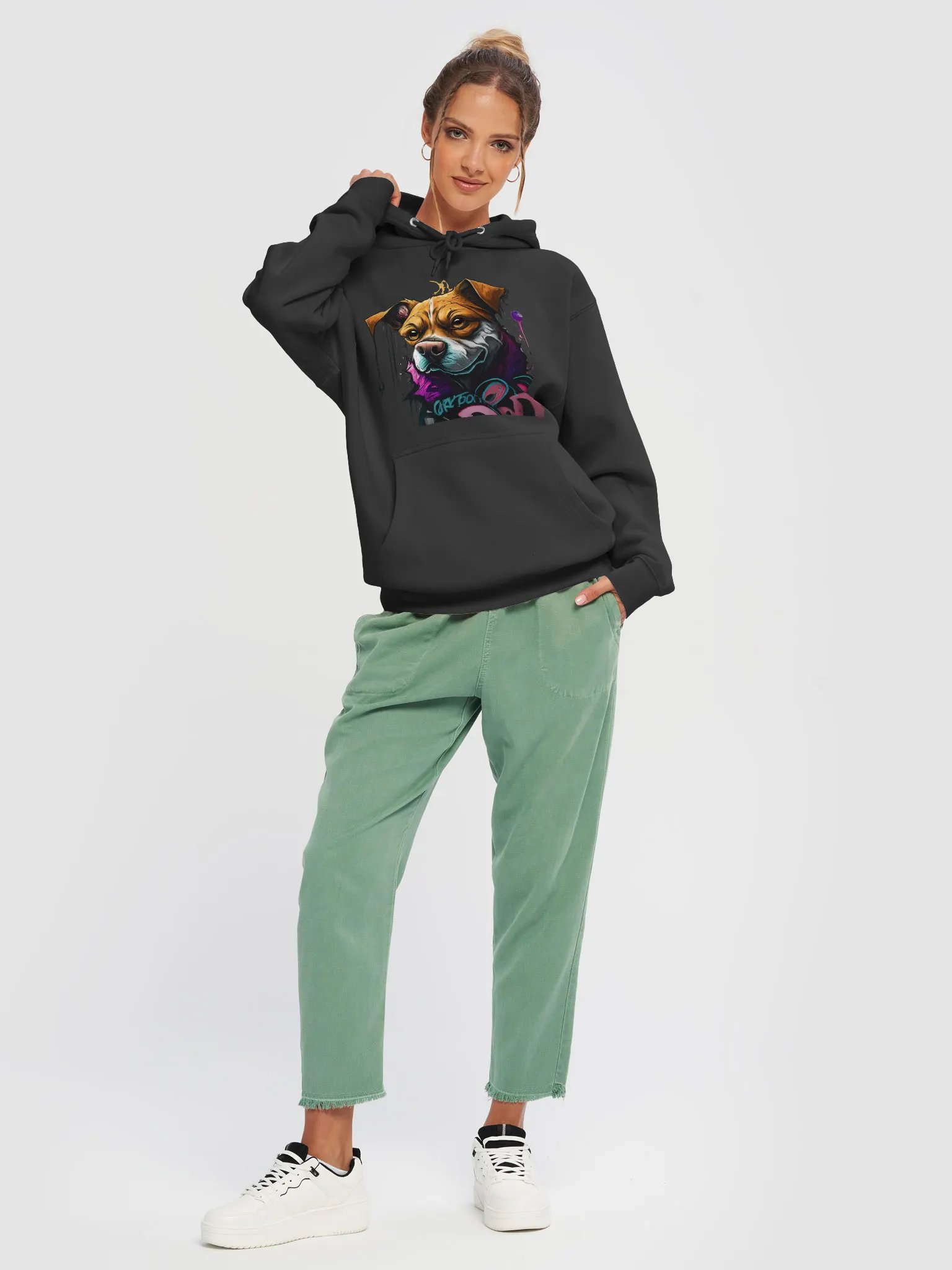 Vibrant Canine Expression Hoodie product image (5)