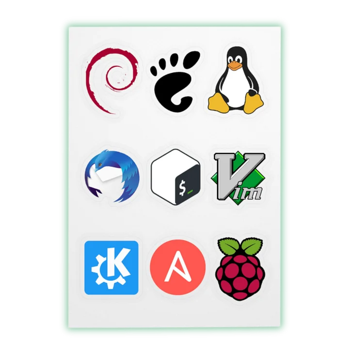 Linux Software Stickers product image (1)