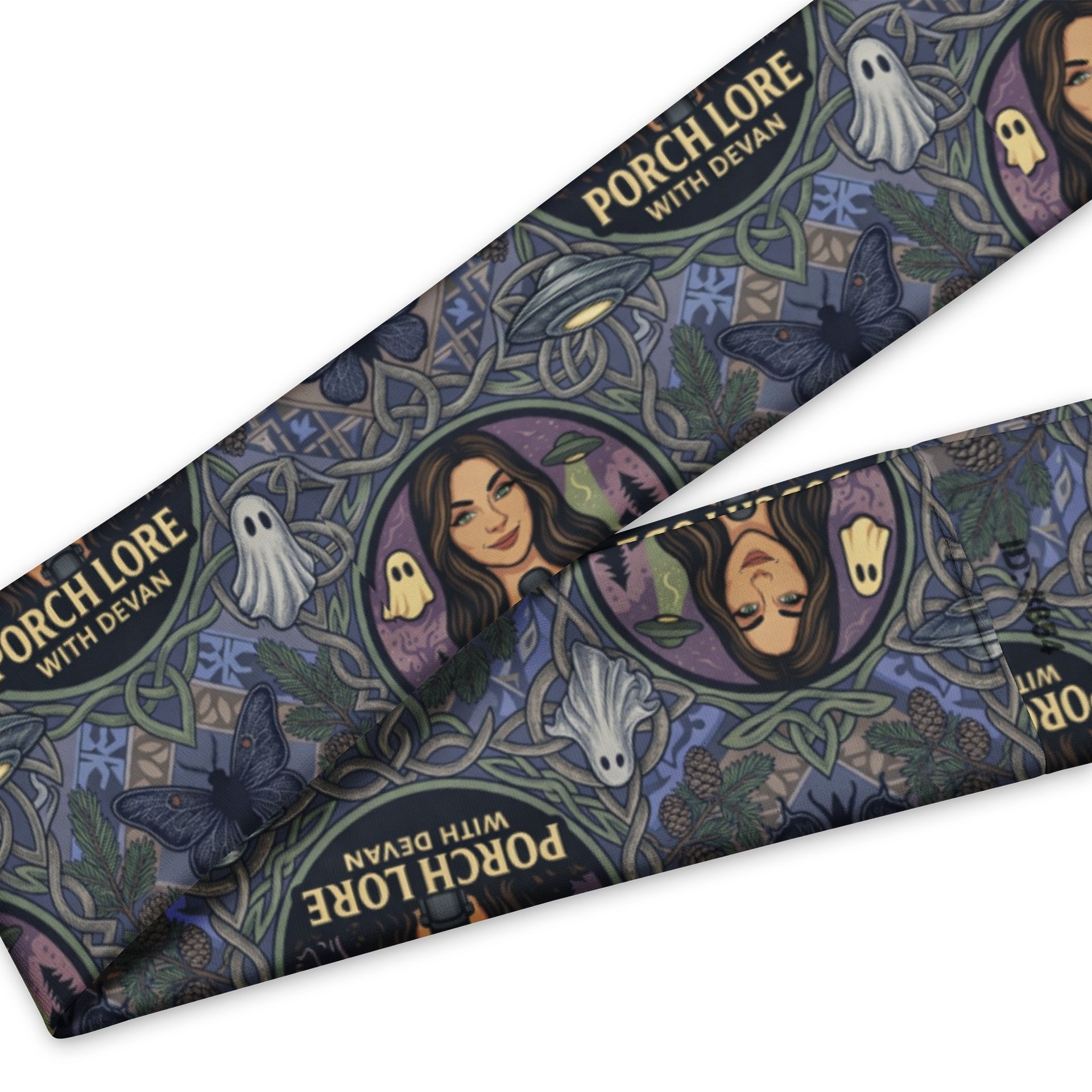 PORCH LORE DEVAN PERIWINKLE MOTH HEADBAND product image (4)
