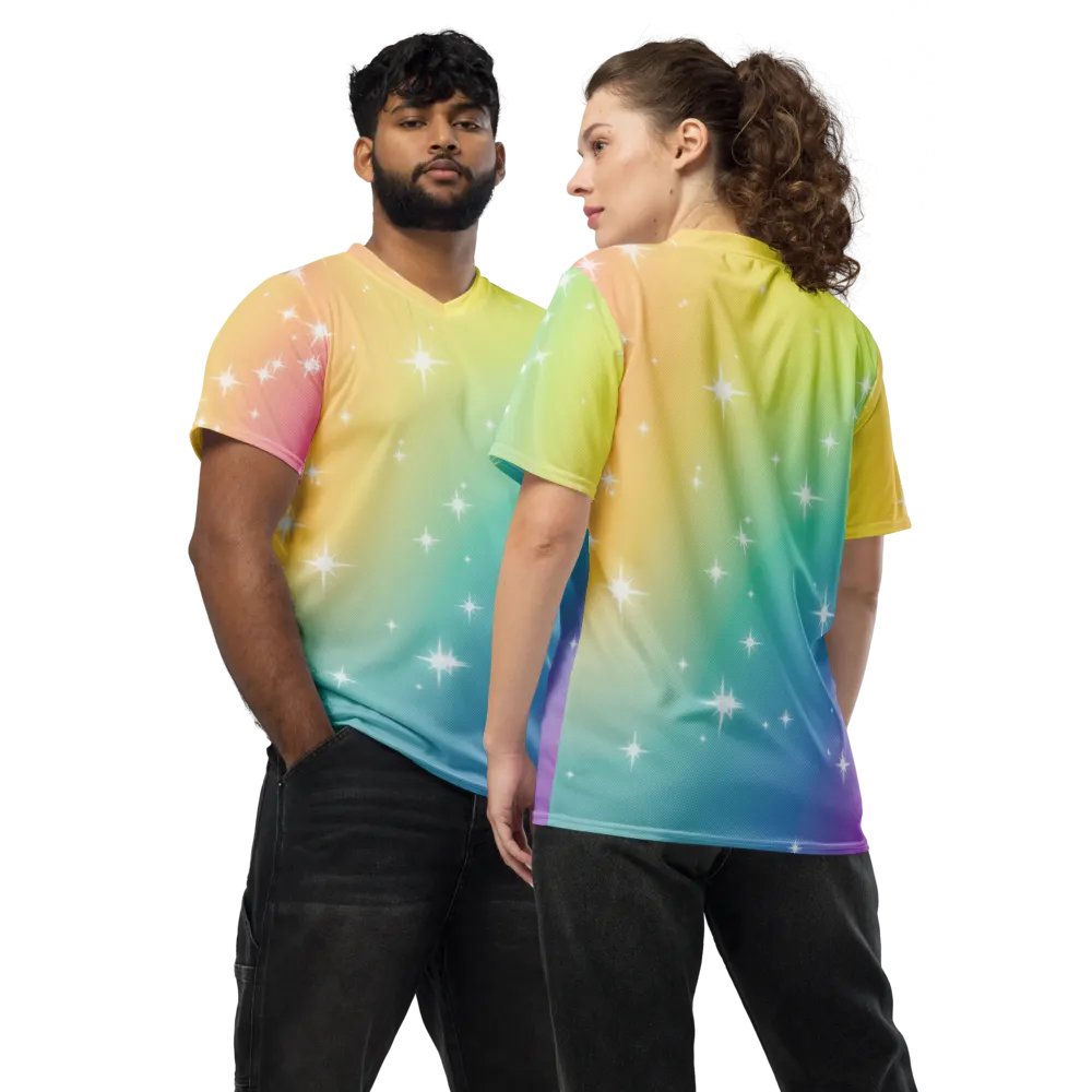 Rainbow Sparkle Jersey Shirt product image (4)