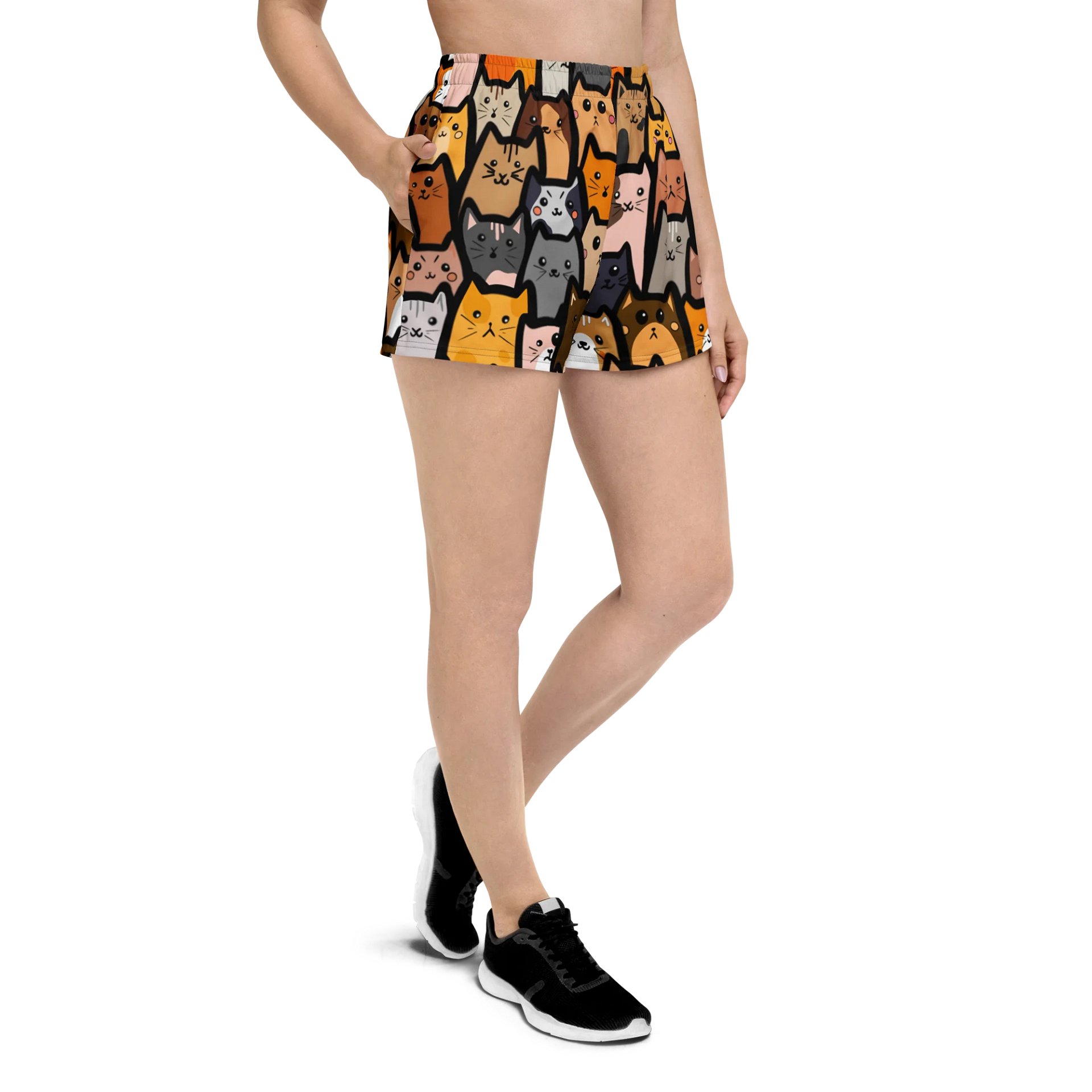 "Cats" Unisex Athletic Shorts product image (3)