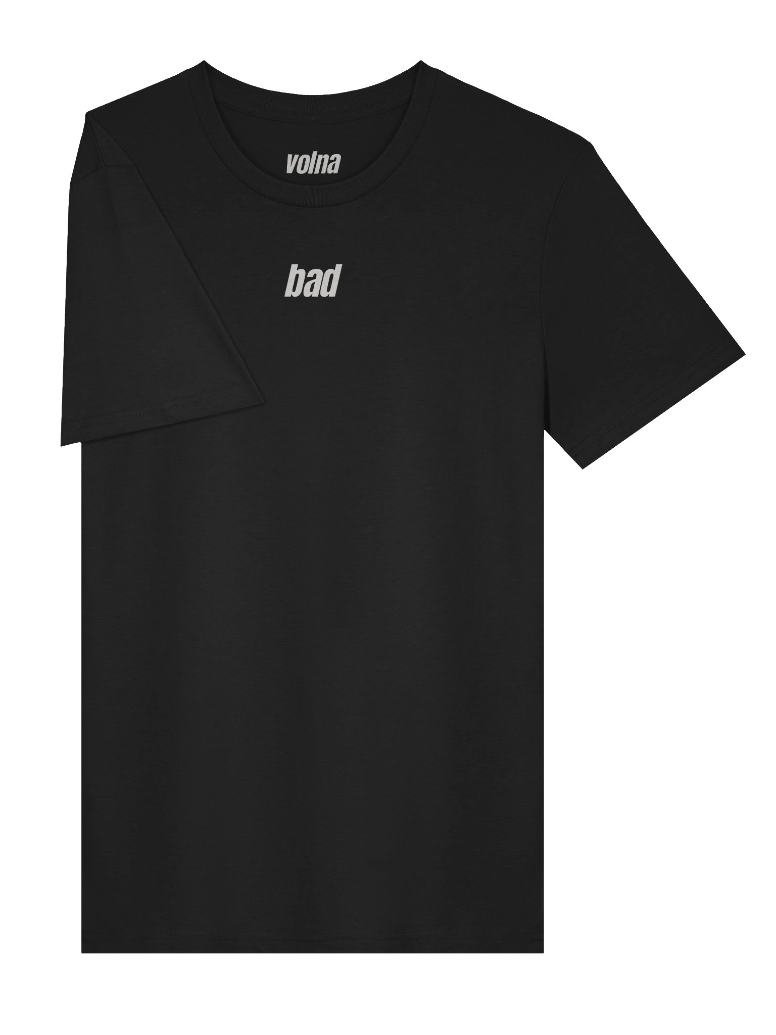 "Bad" Minimalist Black Tee product image (3)