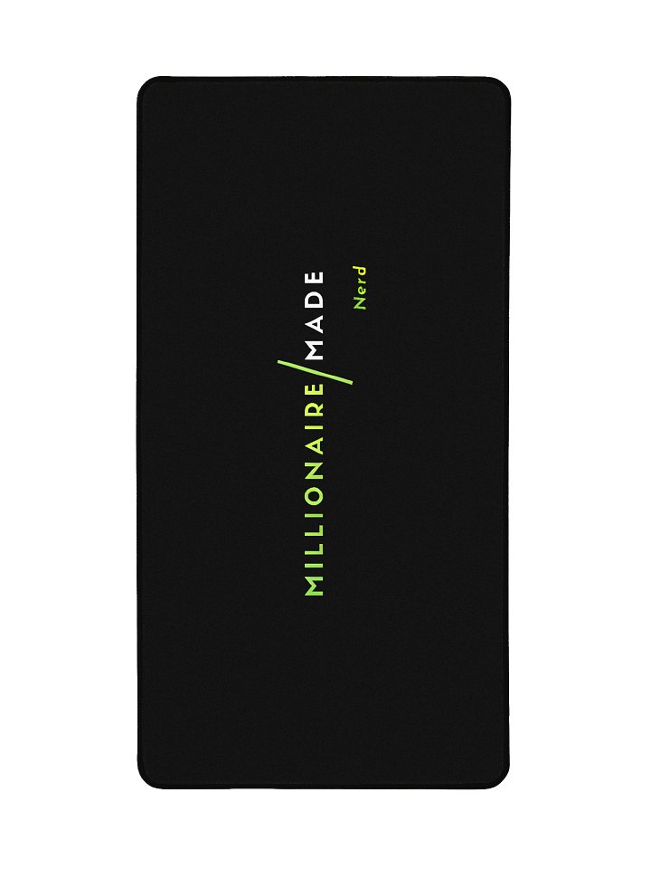 Millionaire Made Nerd Desk Mat product image (2)