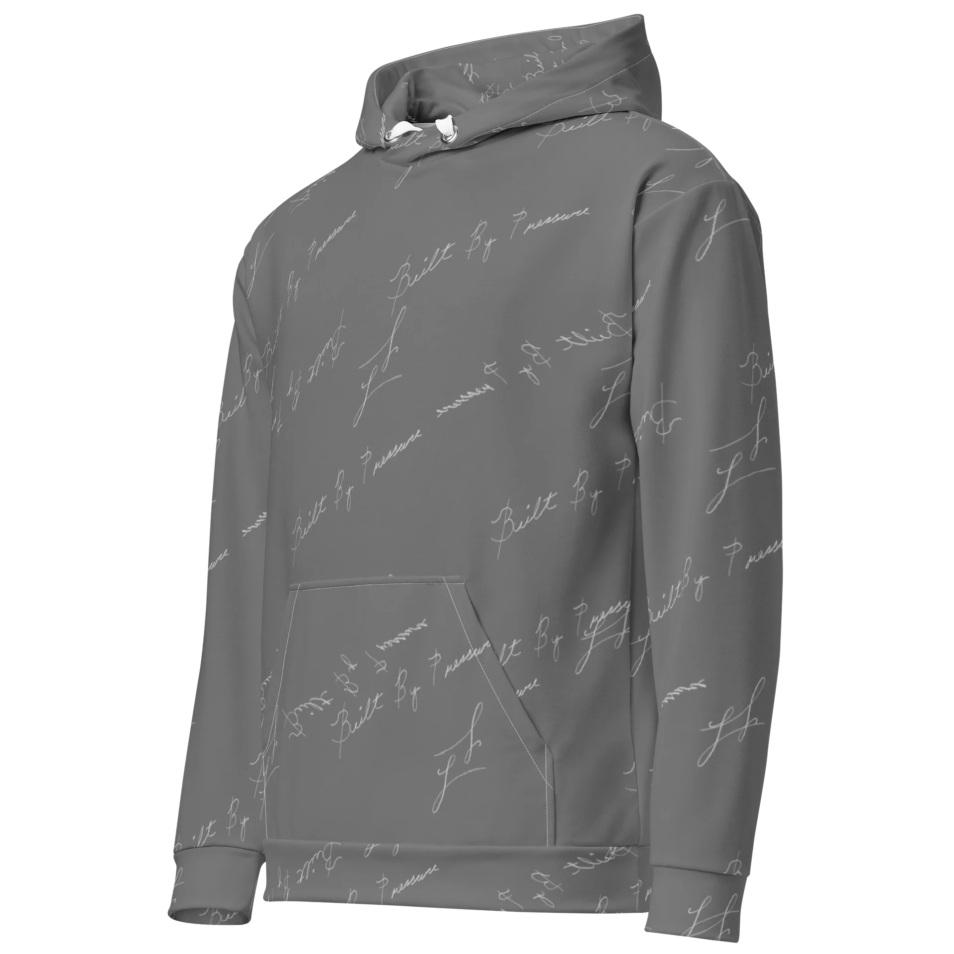 Built By Pressure Gun Metal Grey Hoodie product image (5)