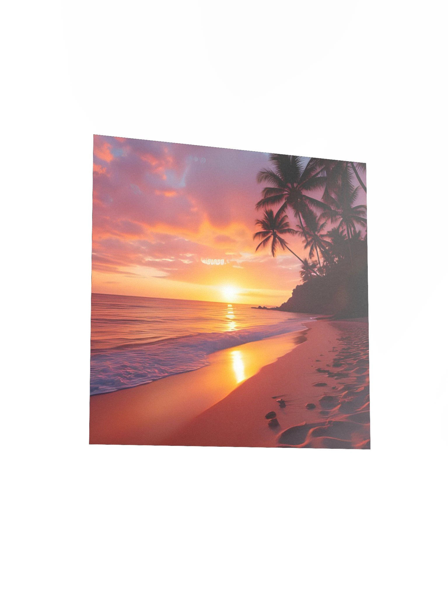 Tropical Sunset Matte Poster product image (13)