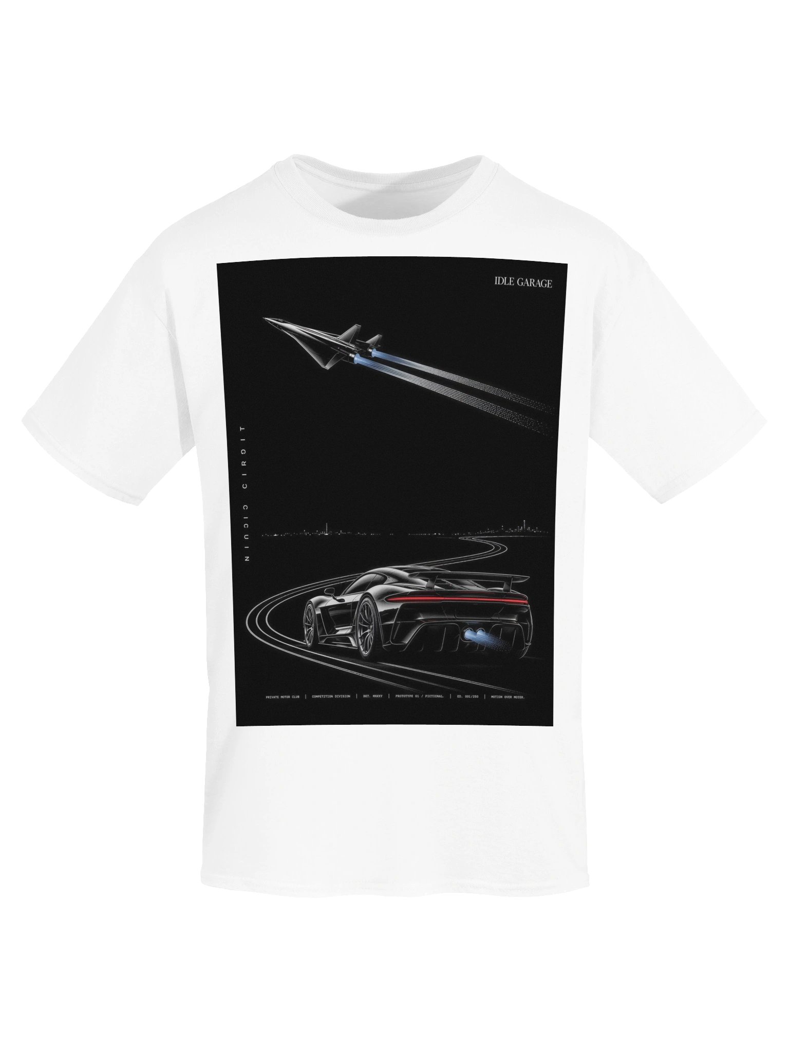 Idle Garage Circuit Speed Poster Tee product image (5)
