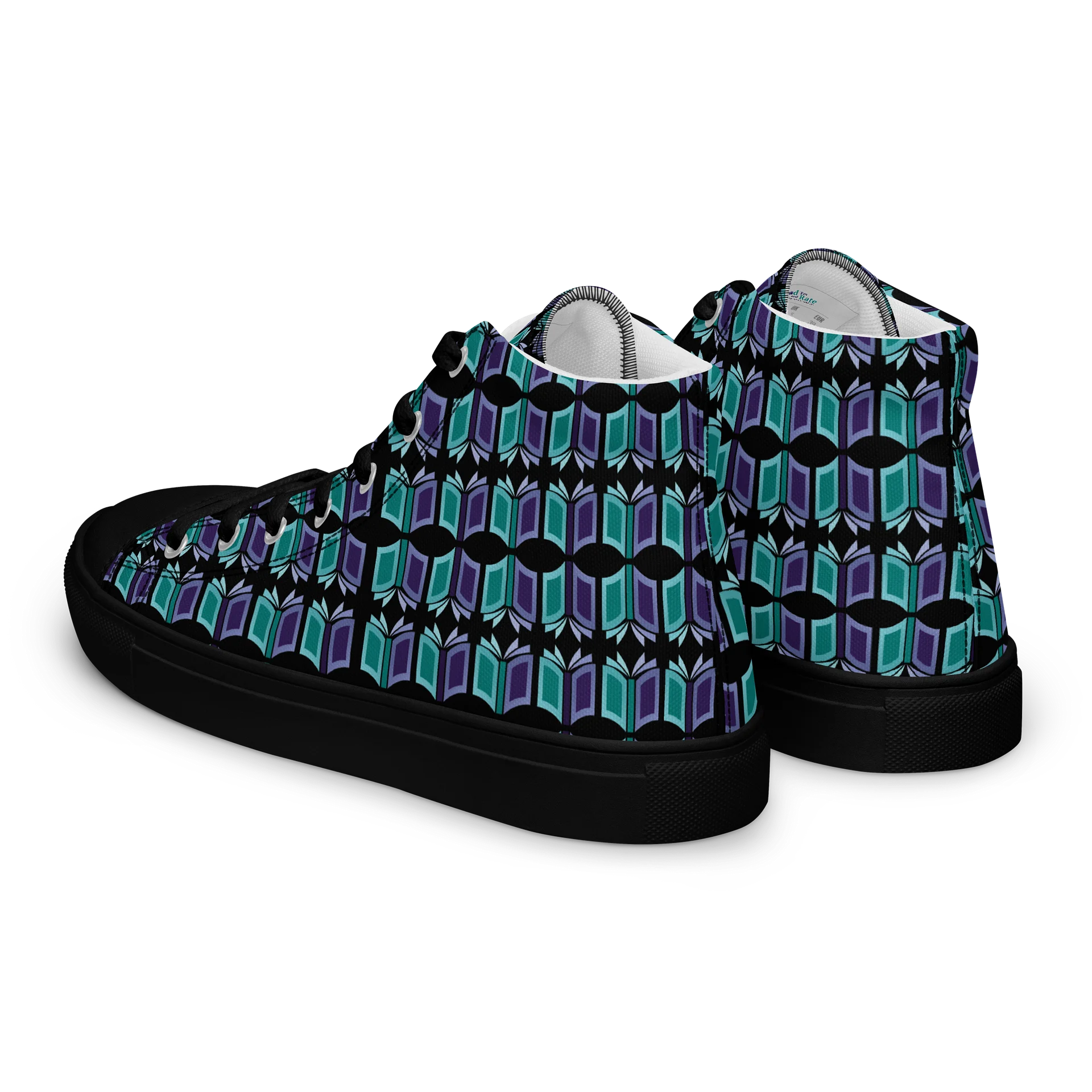 Women's Black High Top Canvas Shoes + One-Time Contribution product image (5)