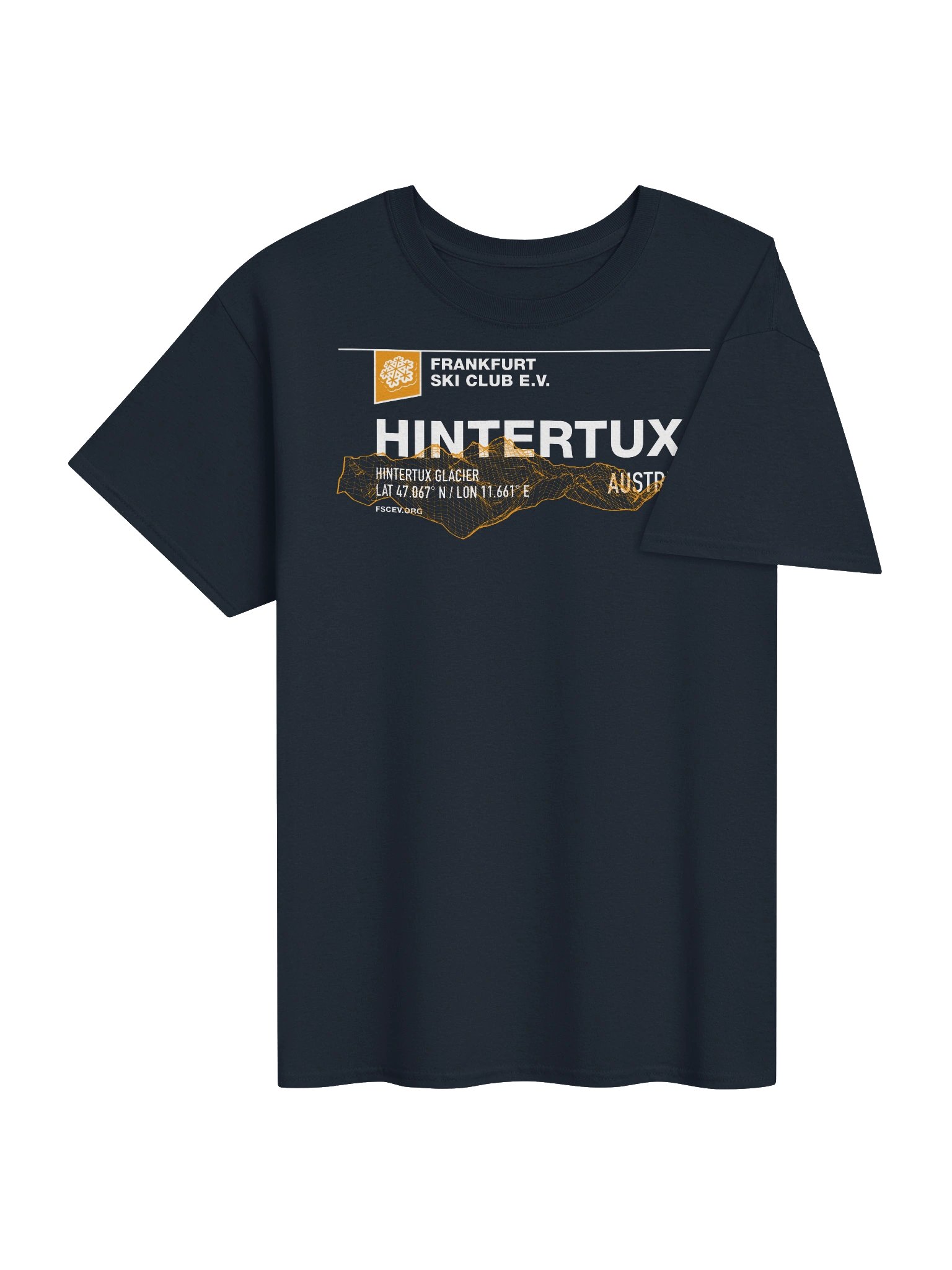 Hintertux Glacier Coordinates (front print) product image (3)