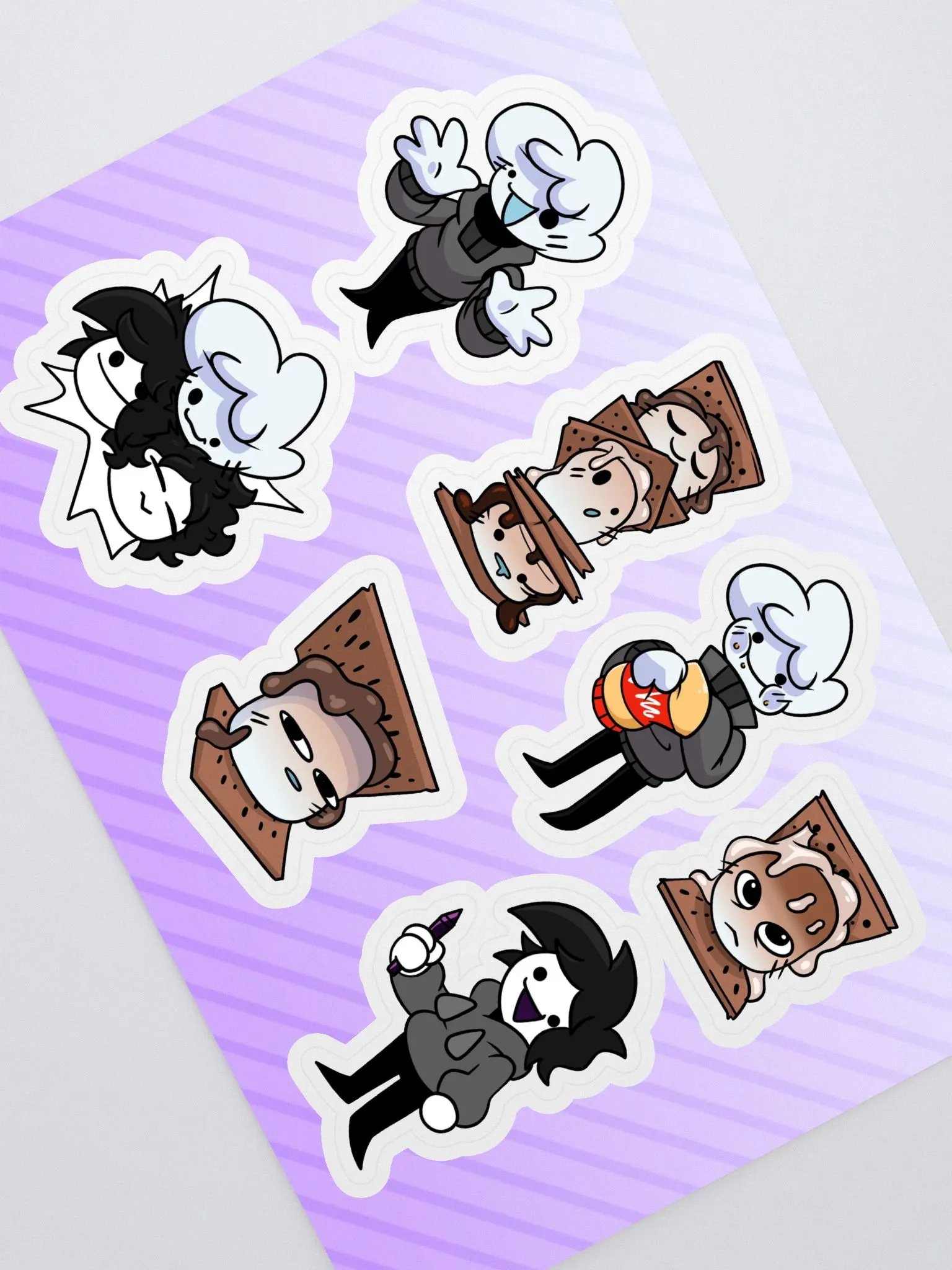 Marshmallow Bag STICKER PACK 1 product image (1)