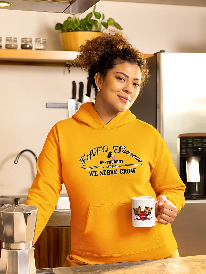 FAFO Seasons Restaurant Logo Satire Hoodie - Funny Political FAFO Sweatshirt product image (1)