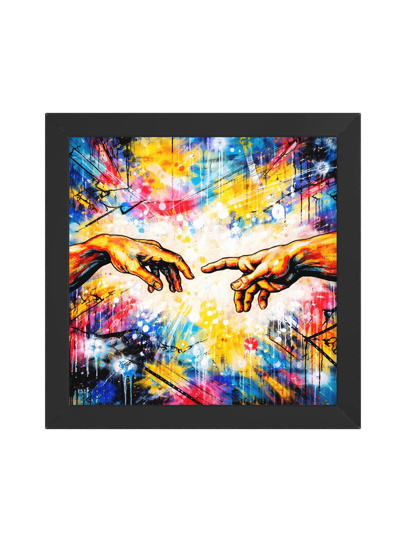 Moderne Erschaffung Adams im Graffiti-Stil product image (2)