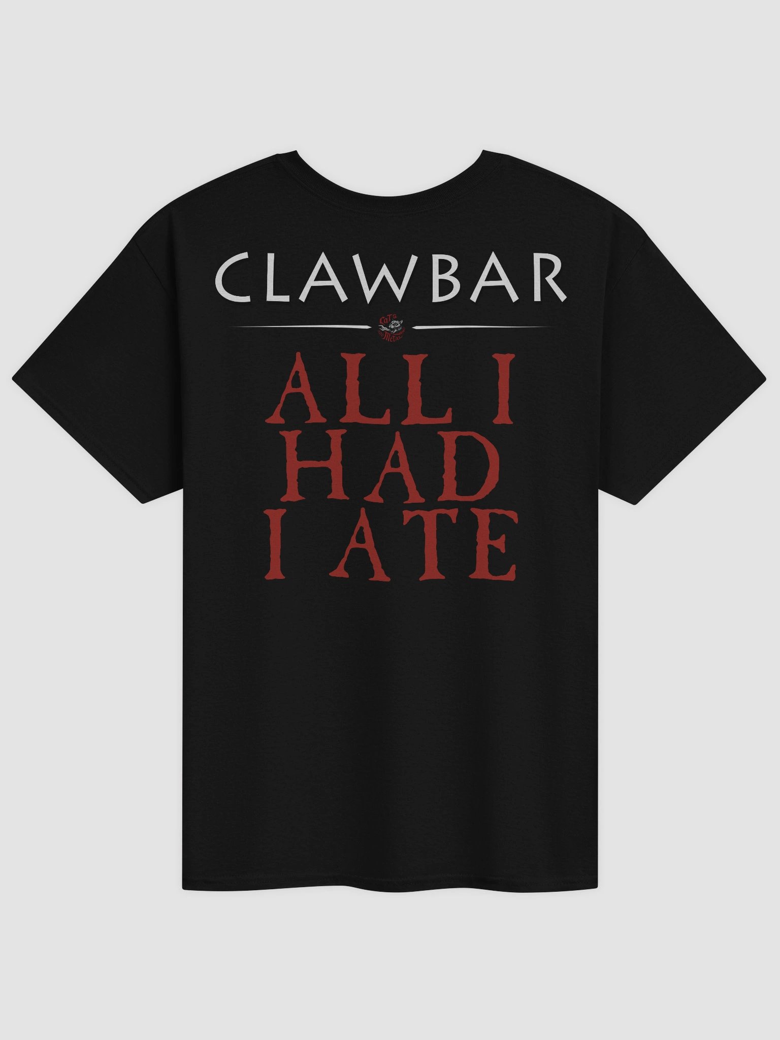 CLAWBAR ALL I HAD I ATE TEE product image (2)
