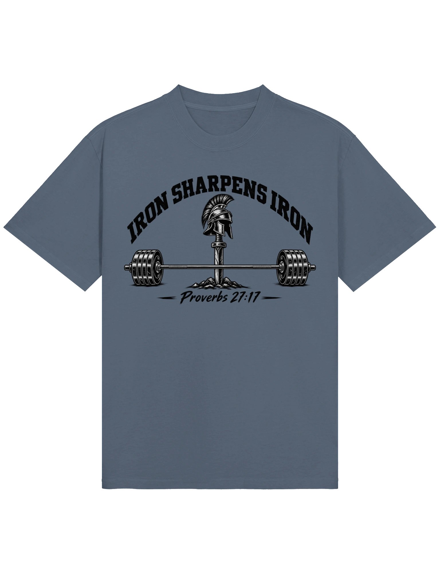 Iron Sharpens Iron Oversized Tee | Proverbs 27:17 product image (17)