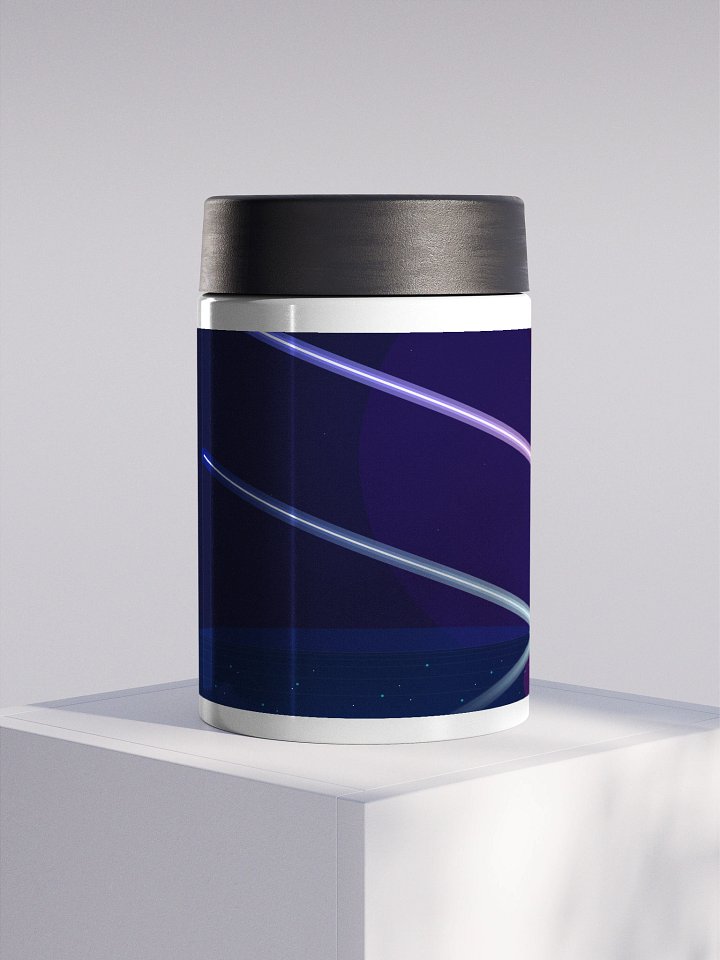 Neon Cyberpunk Stainless Steel Can Cooler product image (1)