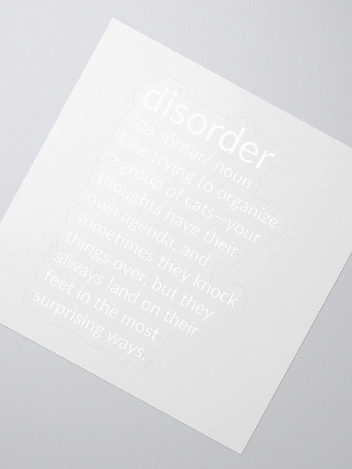 Disorder Sticker: Tiny Chaos, Big Laughs product image (2)