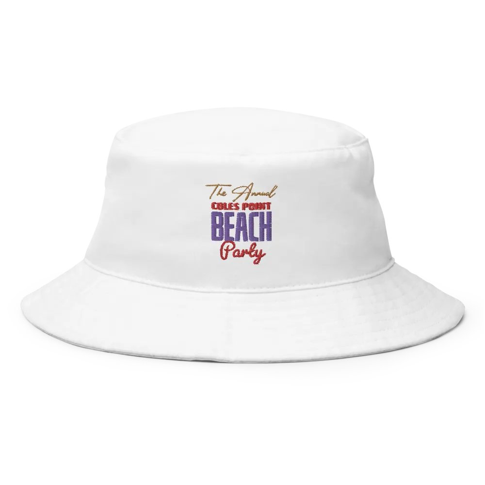 Coles Point Beach Party Embroidered Bucket Hat product image (1)