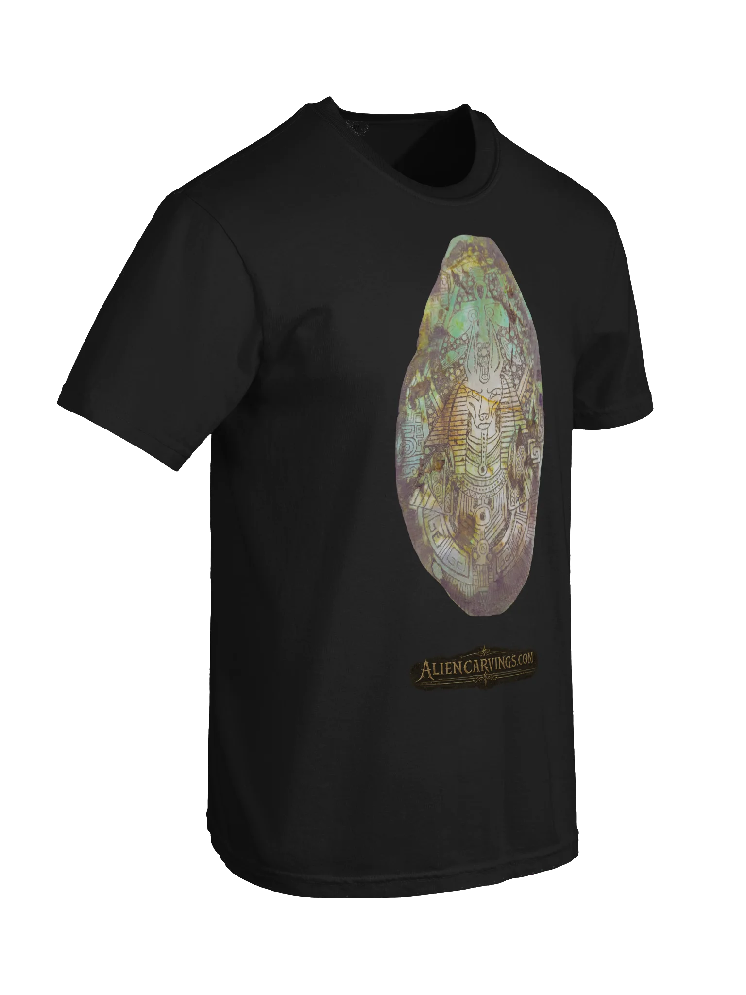Chalcedony Anubis Aliencarings.com T-Shirt product image (6)