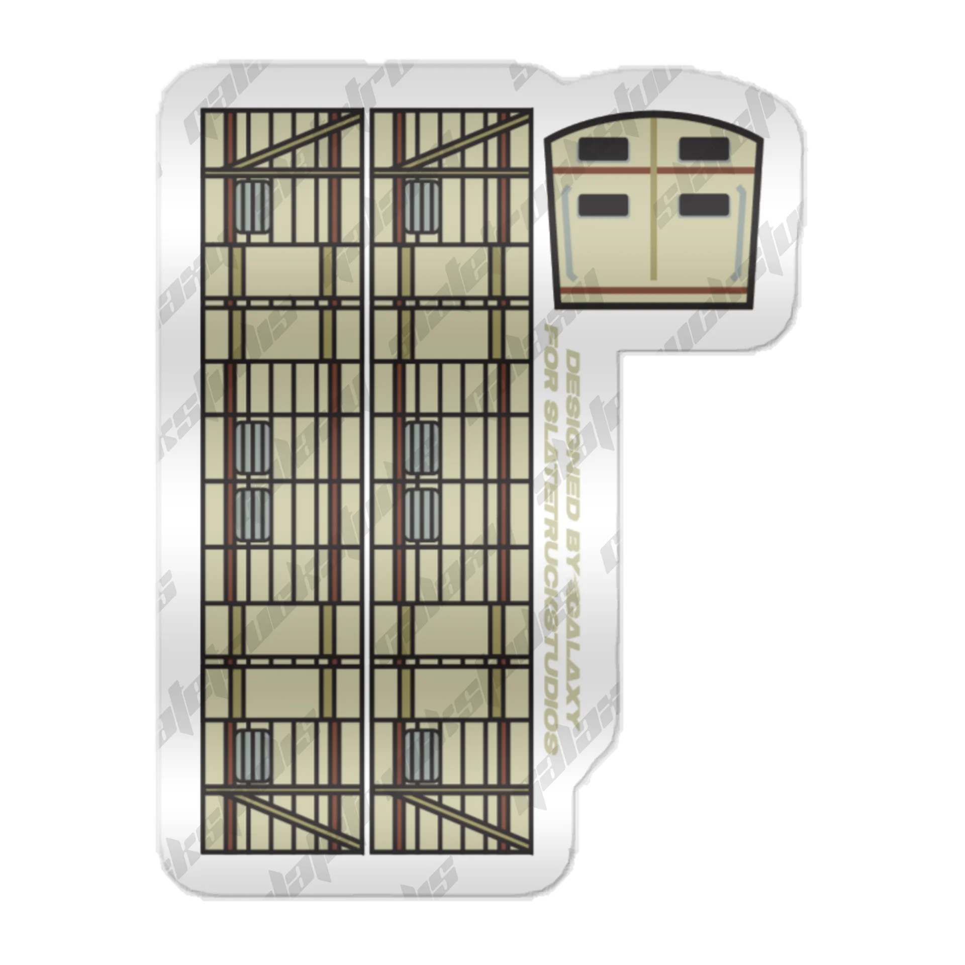 ERTL “Cream Utility Van” Sticker Set product image (1)