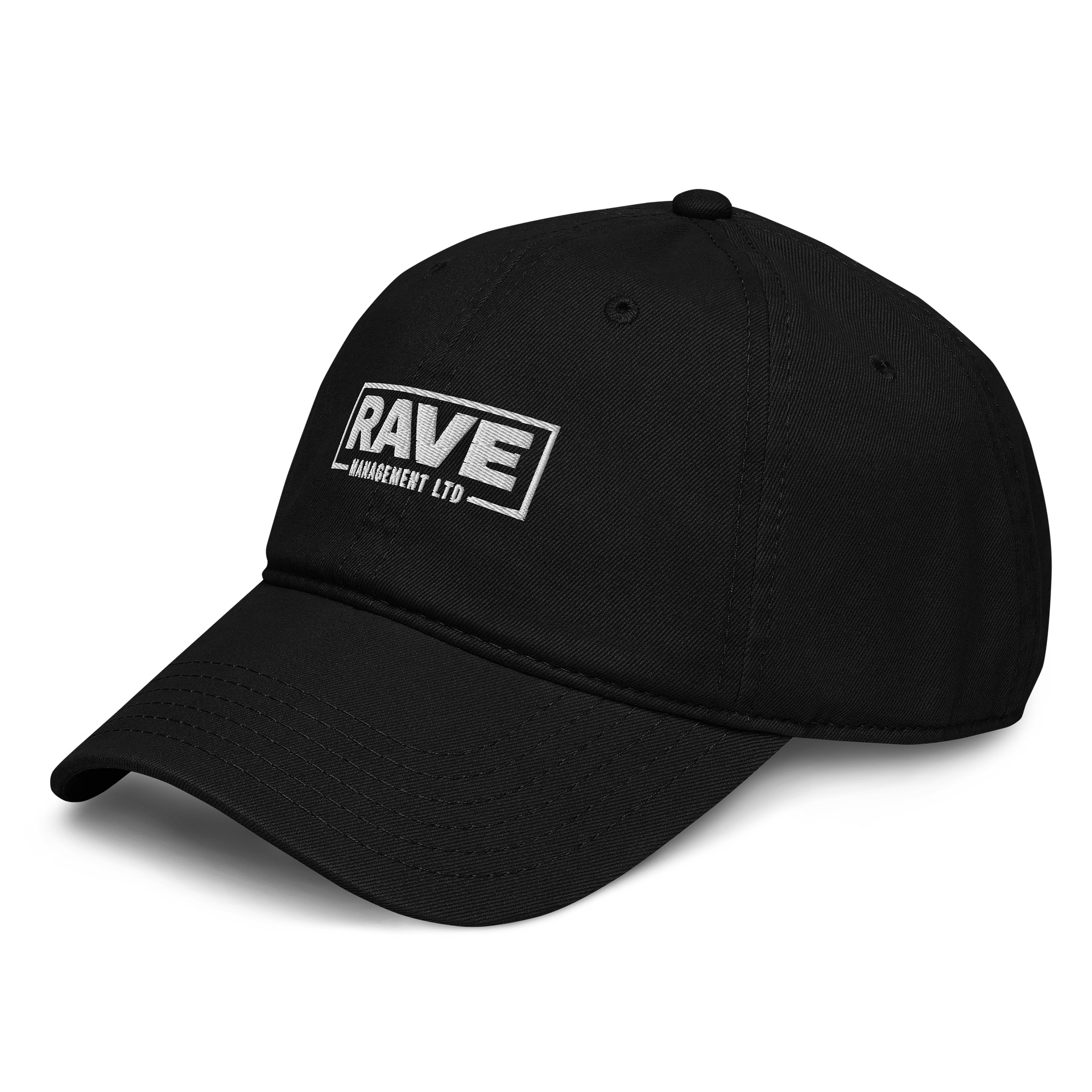Rave Management Ltd™ Washed Baseball Cap - Embroidered Logo product image (3)