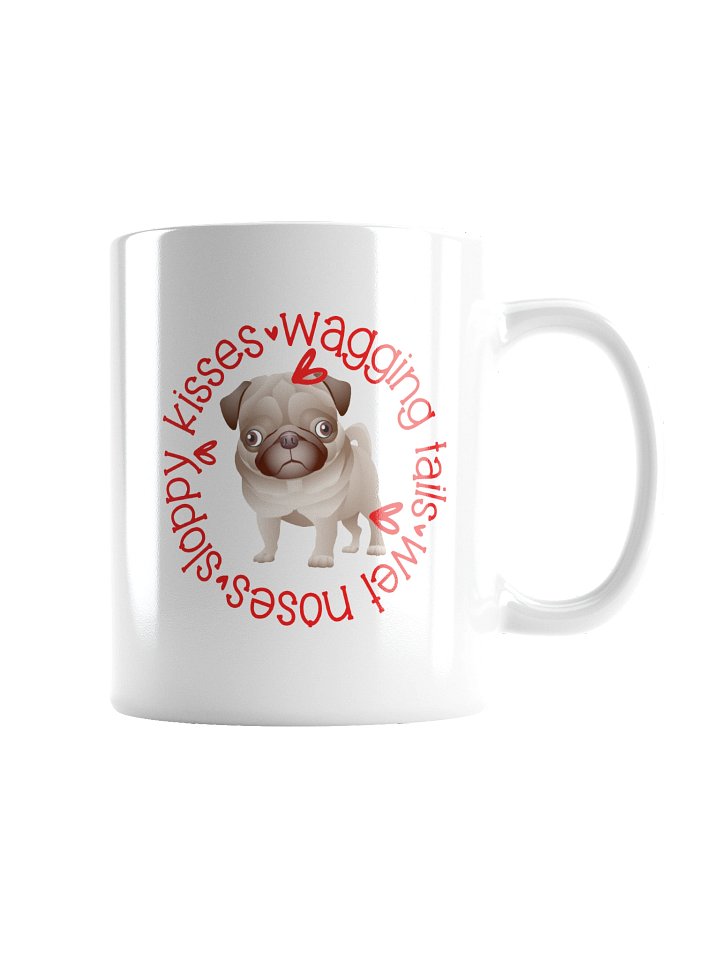 Sloppy Kisses Pug Mug product image (4)
