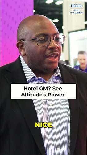 Hotel work: which department would you fit in first? General Manager! View across the property sounds interesting. Altitude t...
