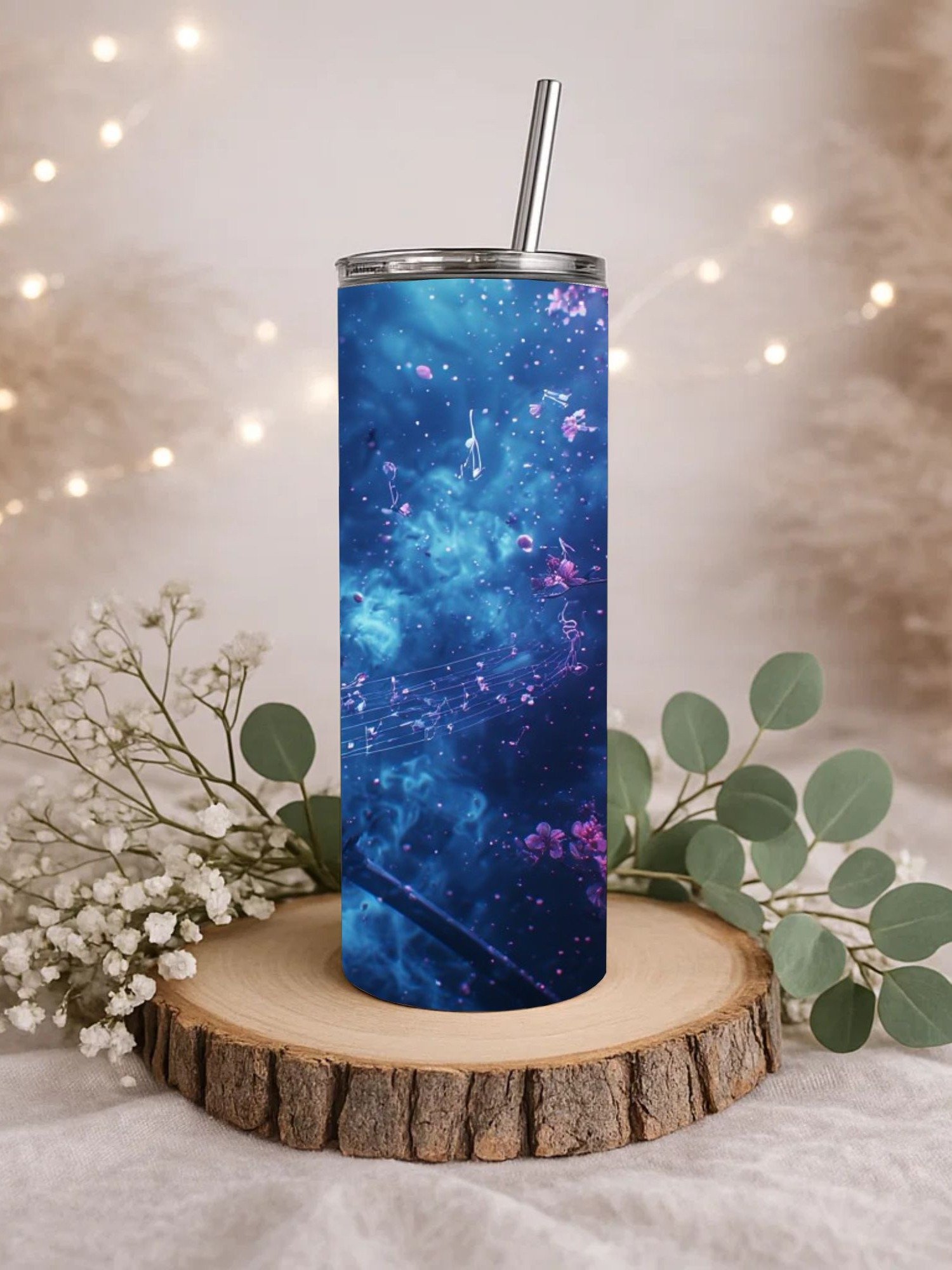 Cosmic Cherry Blossom Music Katana 20oz Tumbler product image (3)